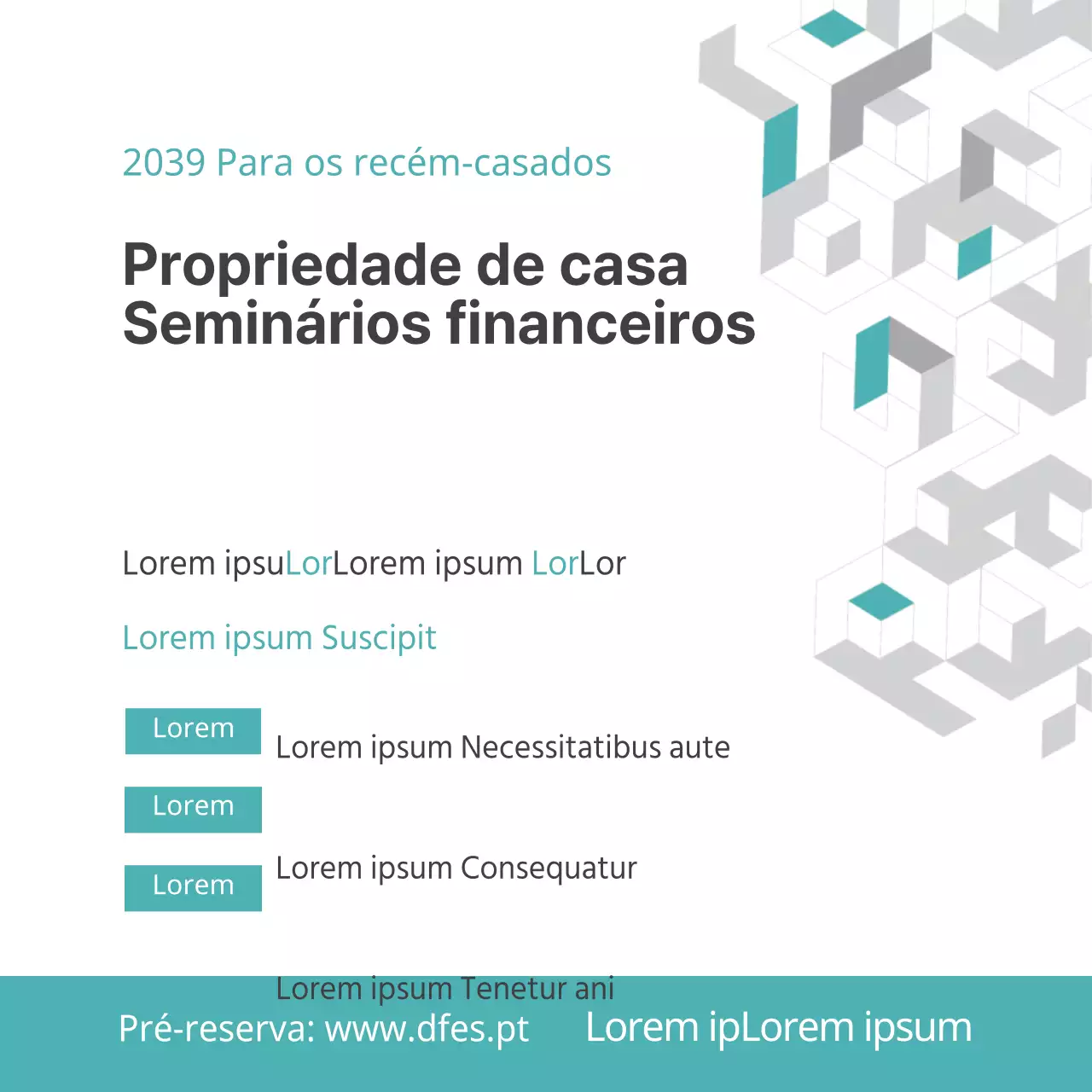 Seminário sobre financiamento da compra de casa