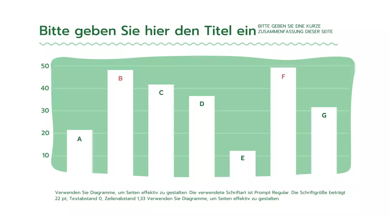 Eine frische grüne, abgerundete Psychologie Präsentation
