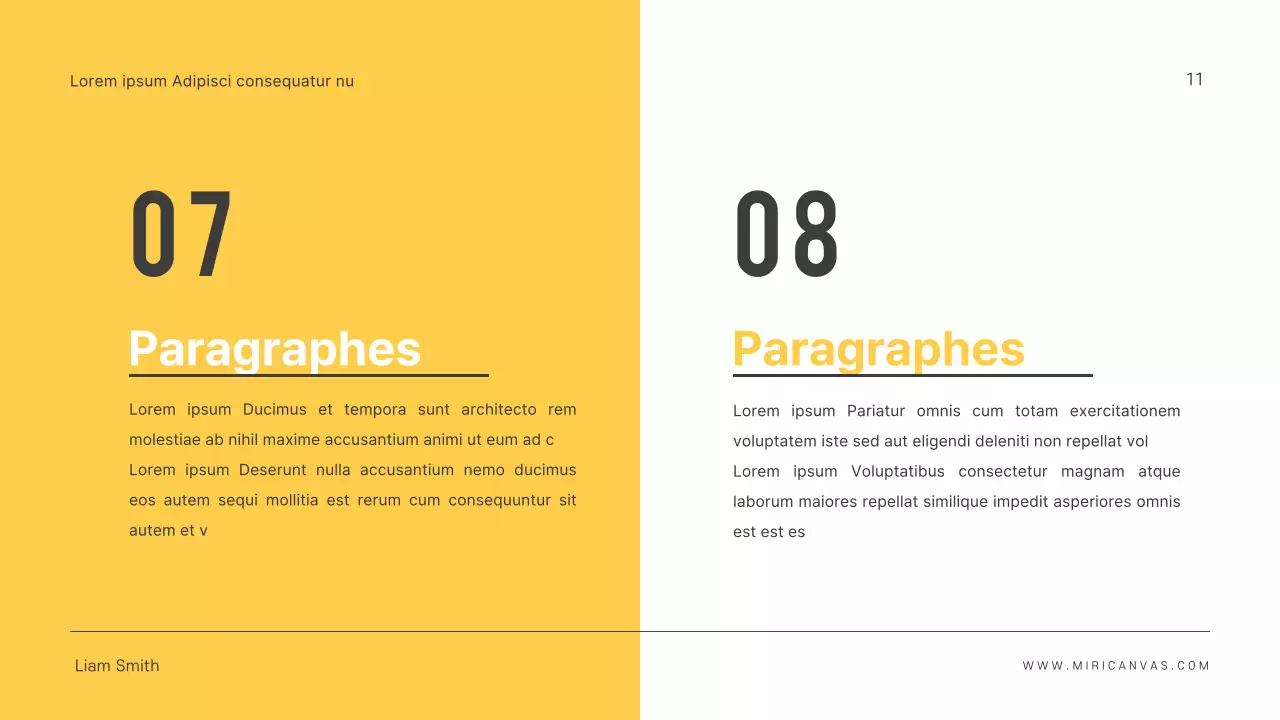 Présentations simples