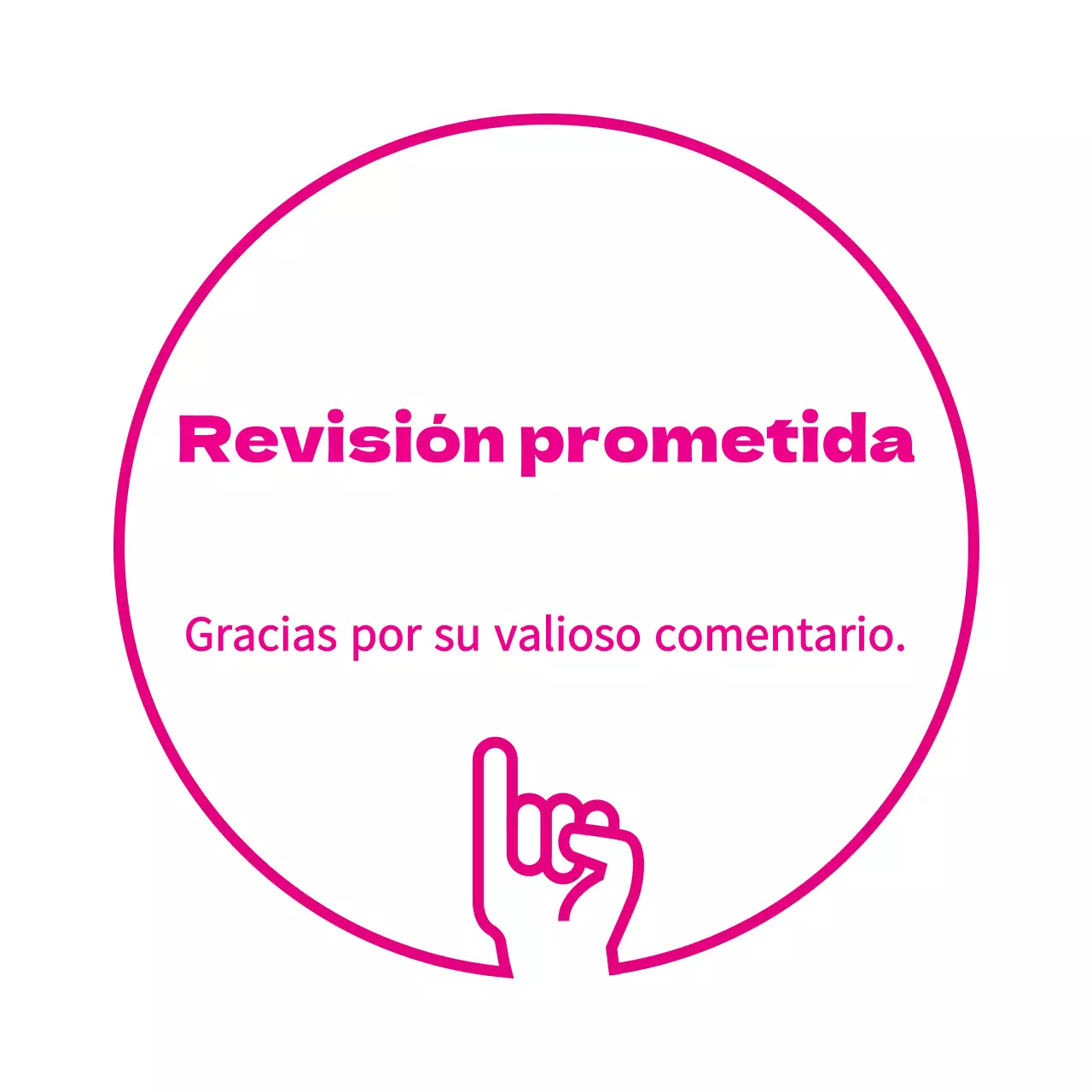 Pegatinas de revisión