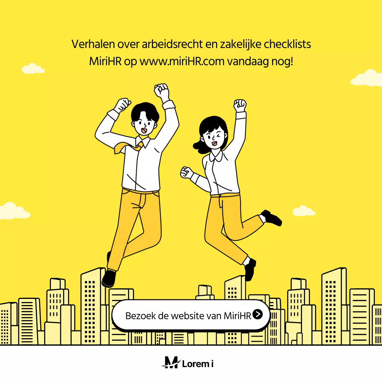 Gele illustratie Concept Arbeidsrecht Wijziging Wet Gelijke Behandeling