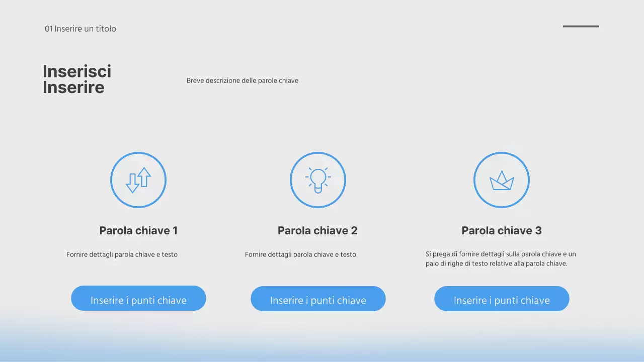 Presentazione sfumata del gradiente