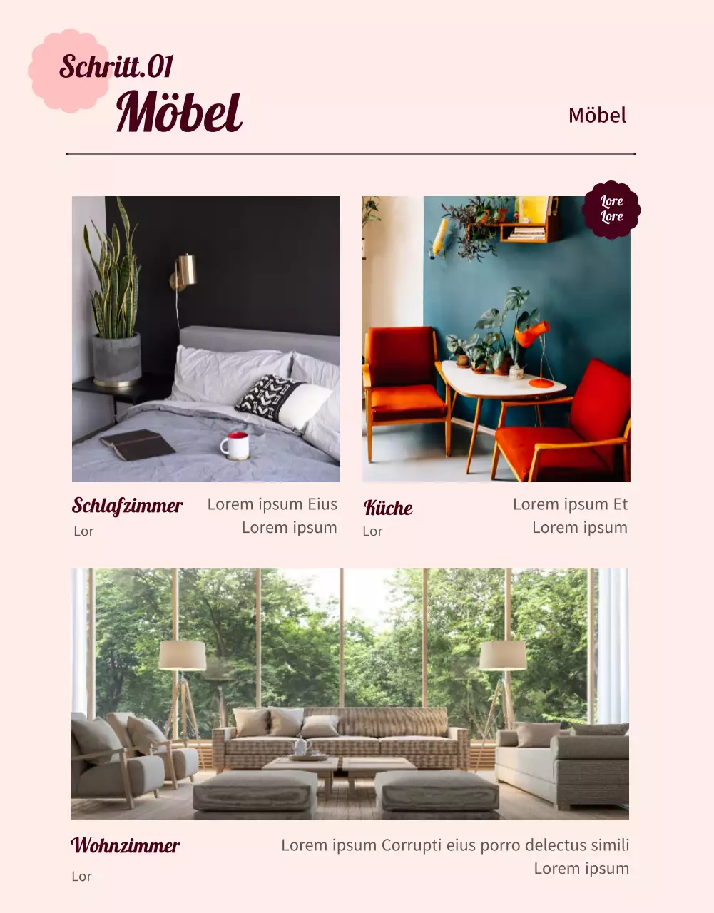 Pink Mood Living Sonderausstellung Möbel, Geräte und Wohnkultur