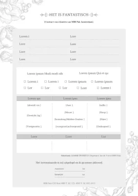 Bruiloft met bloemen