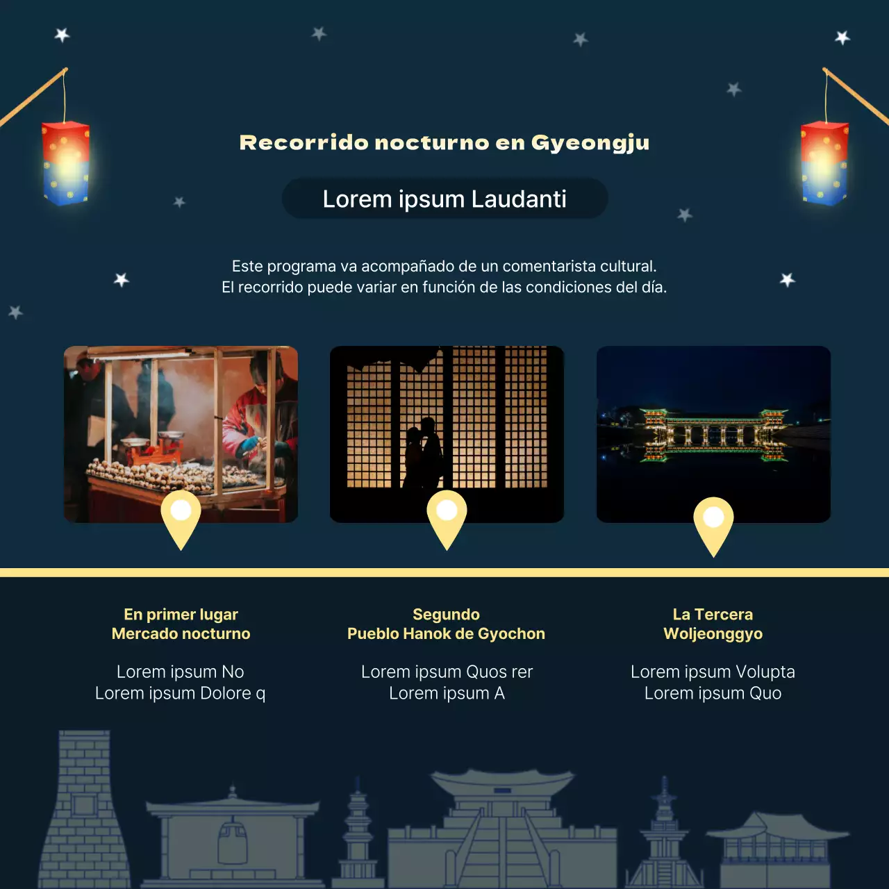 Promoción de Namsaektone de la gira nocturna de carreras