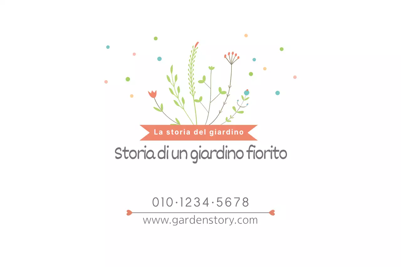 Storia di un giardino fiorito