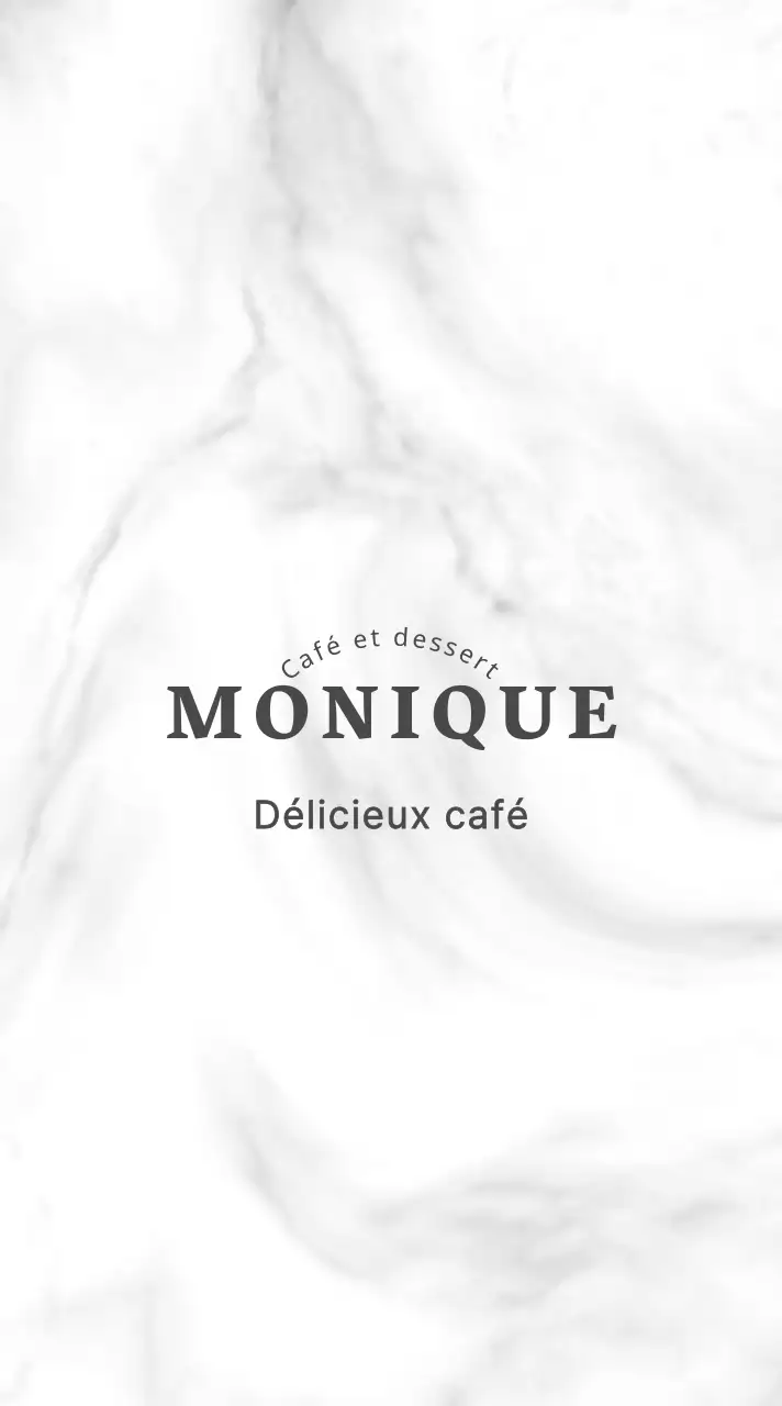 Style simple et épuré en noir pour promouvoir un café