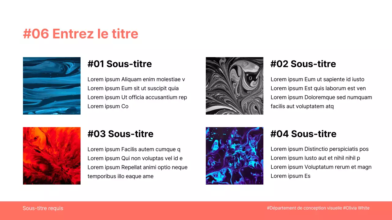 Puce de couleur, Corail