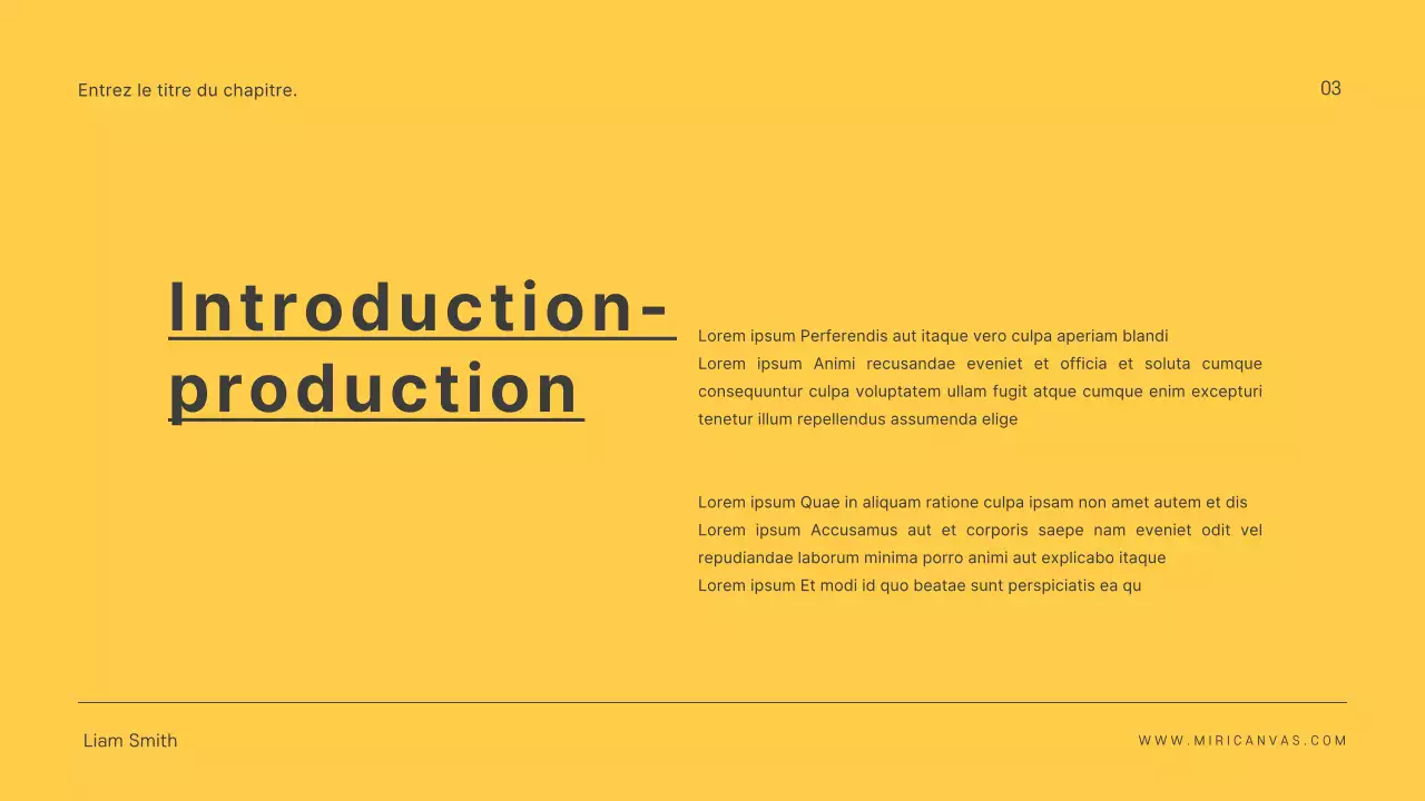 Présentations simples