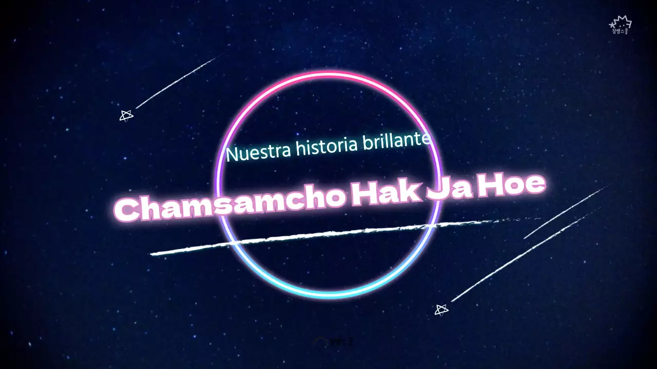 Un concepto cósmico de neón rosa y azul marino