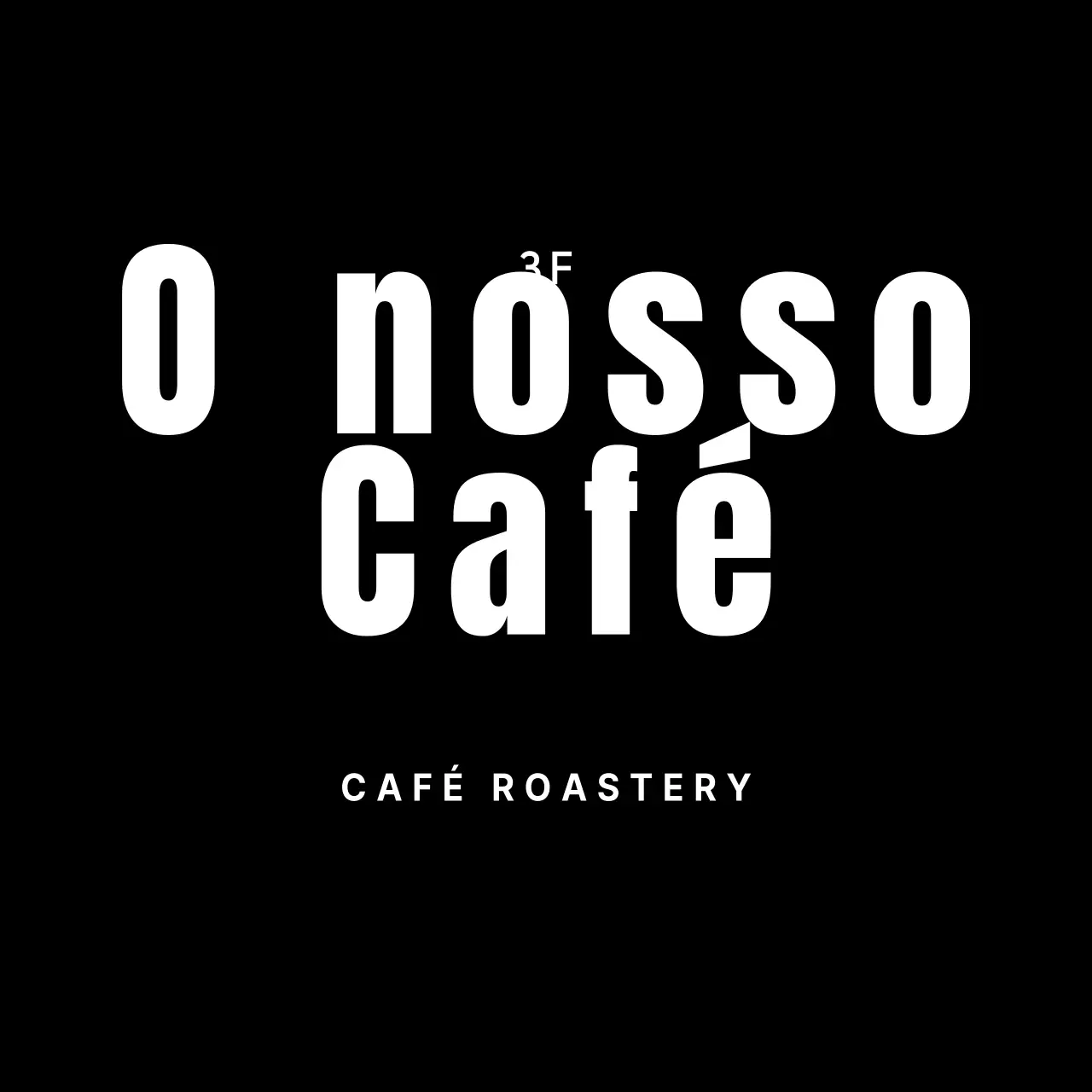 Sinal preto simples com logótipo de café para café