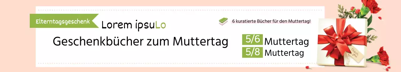 Geschenkbücher zum Muttertag