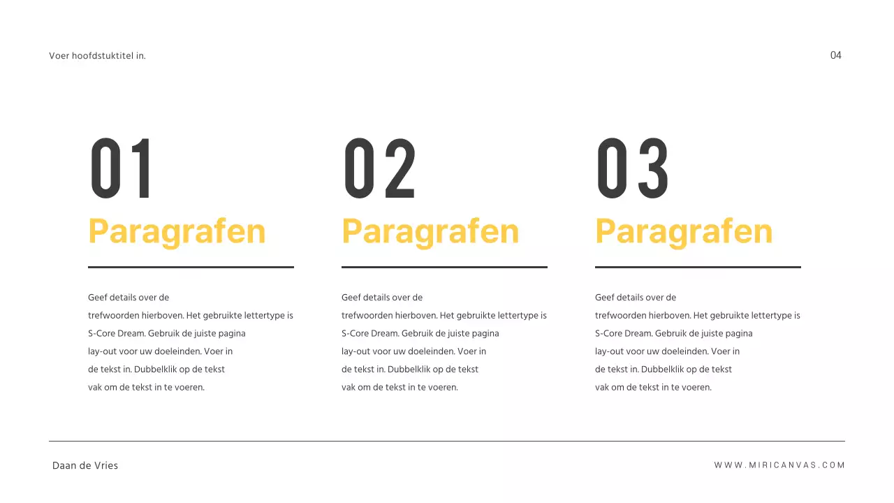 Eenvoudige presentaties