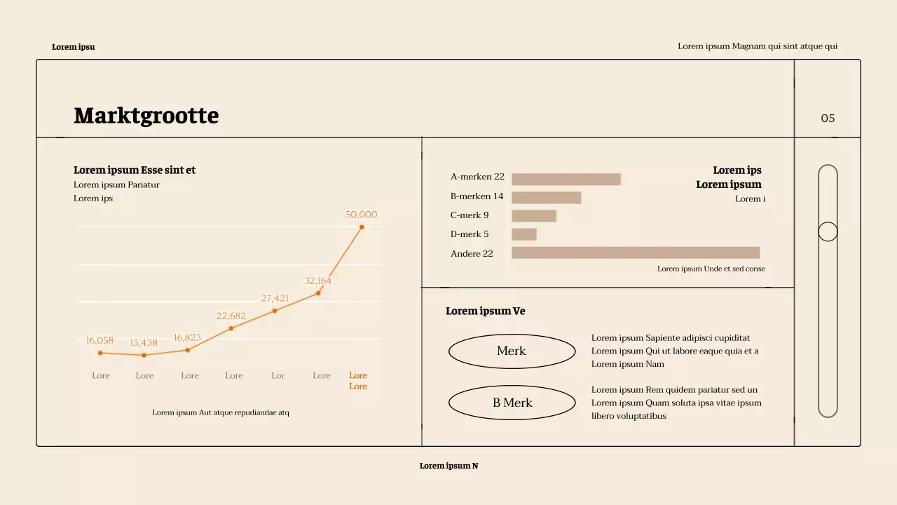 Een eenvoudig, verfijnd RMR-standplaatsdek in beige tinten