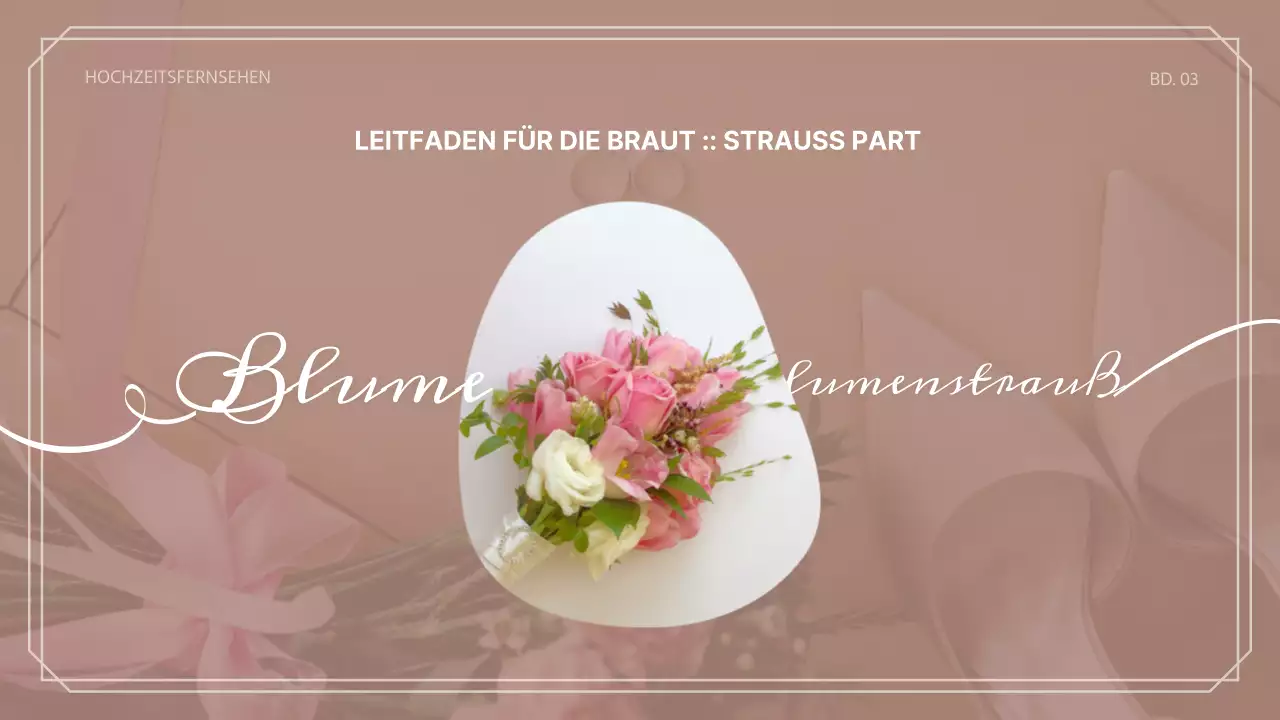 Luxuriöses und einfaches Hochzeitsmagazin-Konzept in Pastellfarben YouTube Thumbnail