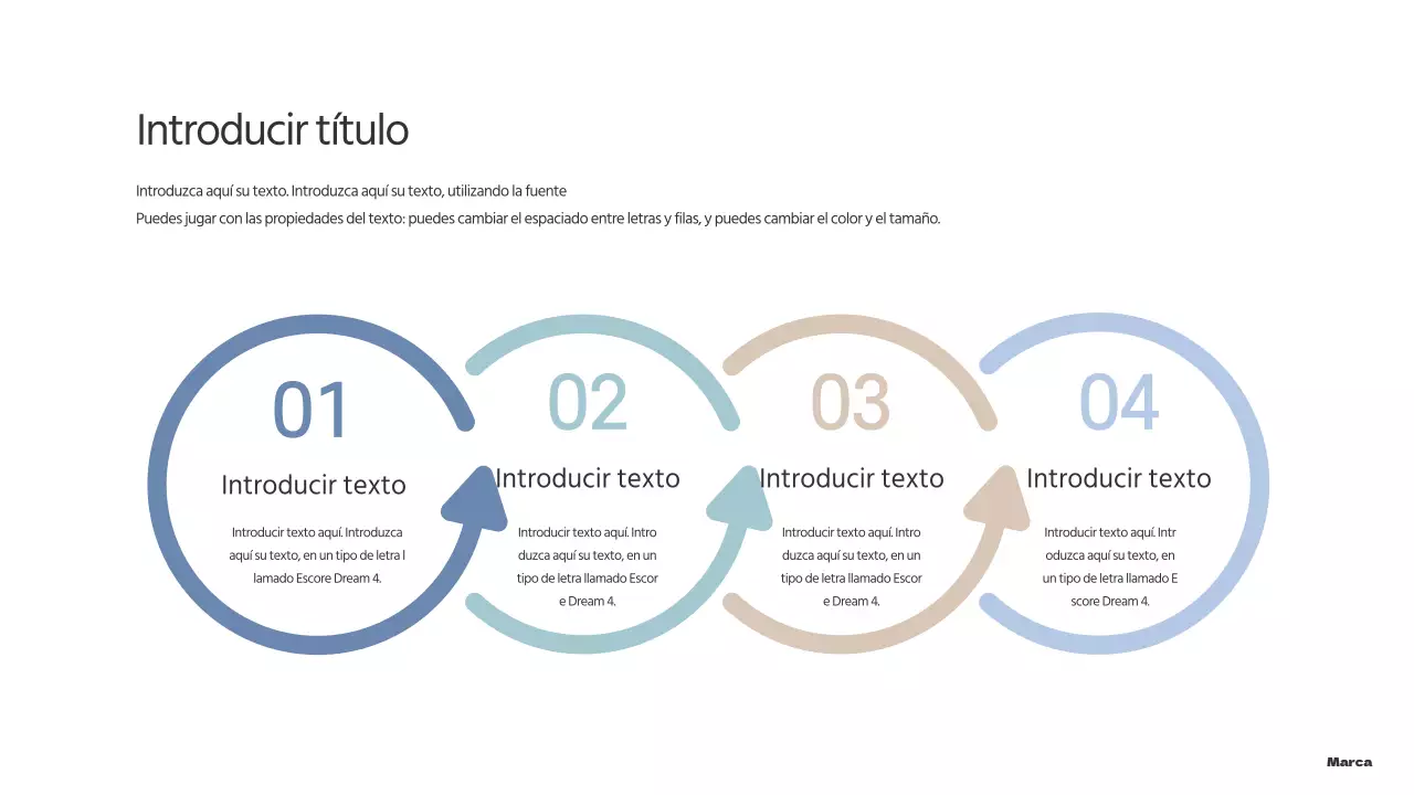 Una agenda conceptual sencilla en colores pastel