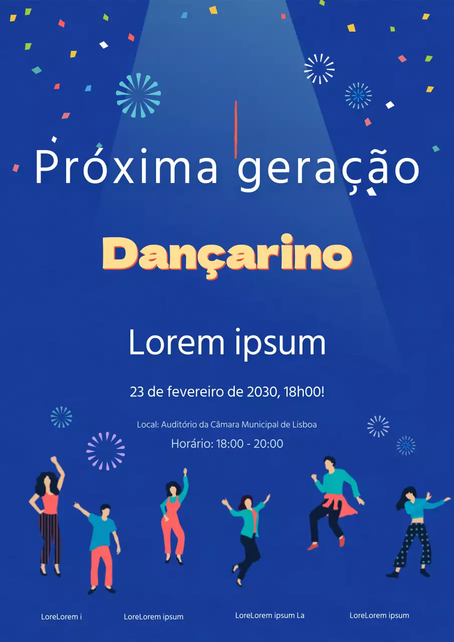 Guia de ilustrações de danças na marinha