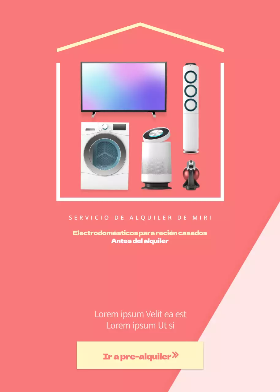 Alquiler de electrodomésticos