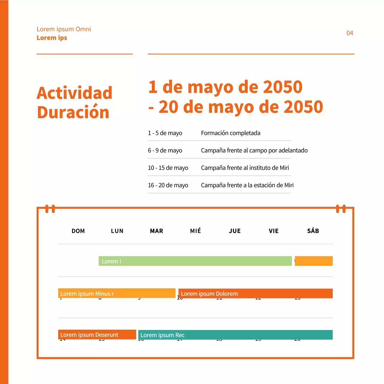 Trabajador de apoyo electoral Puestos resaltados en naranja