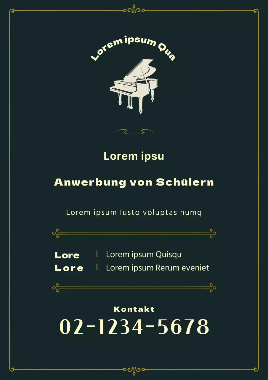 Anwerbung von Schülern für die Green Music School