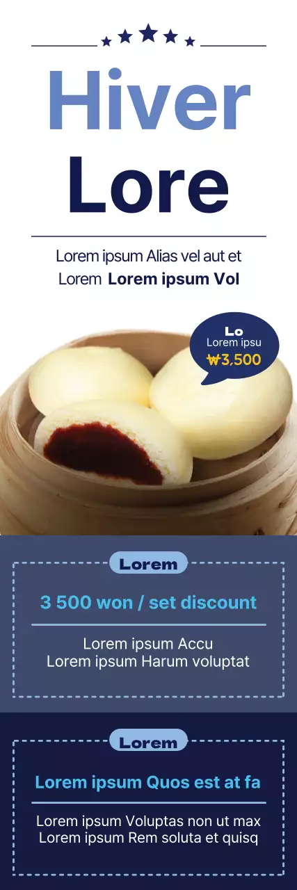 Événement "Blue Winter Treats" - Soupe de haricots rouges à la vapeur