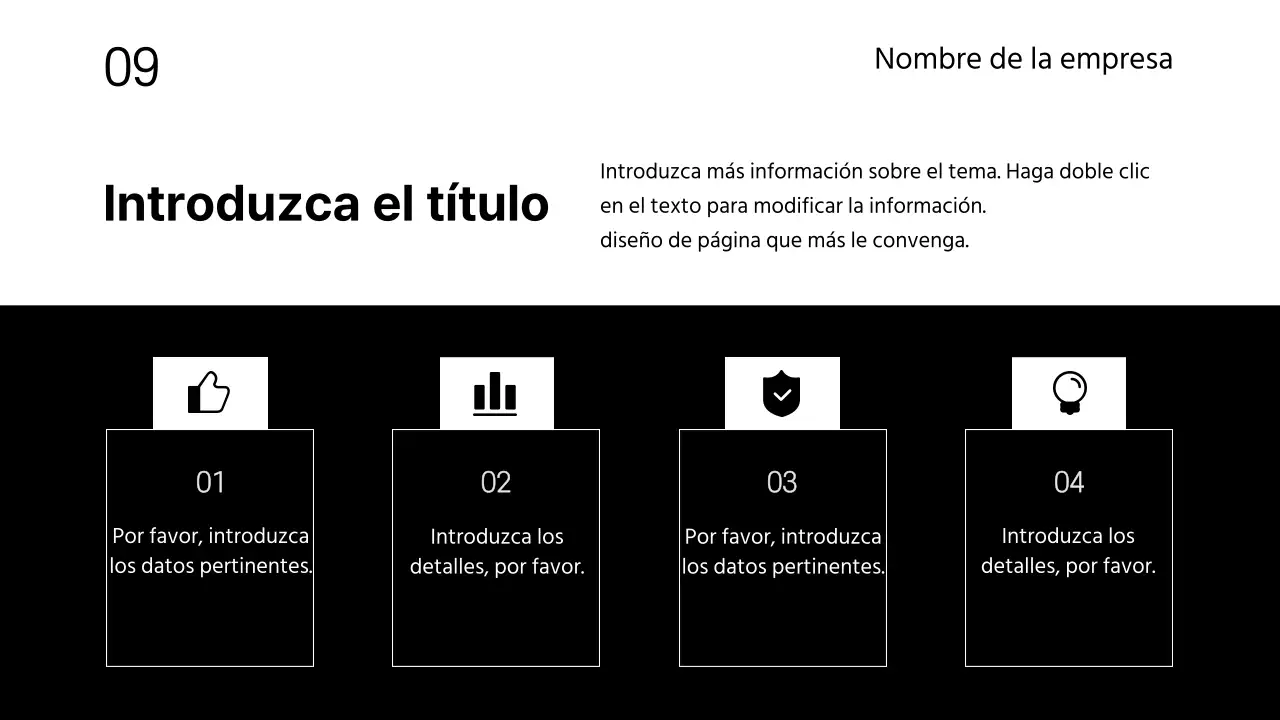 Presentaciones comerciales