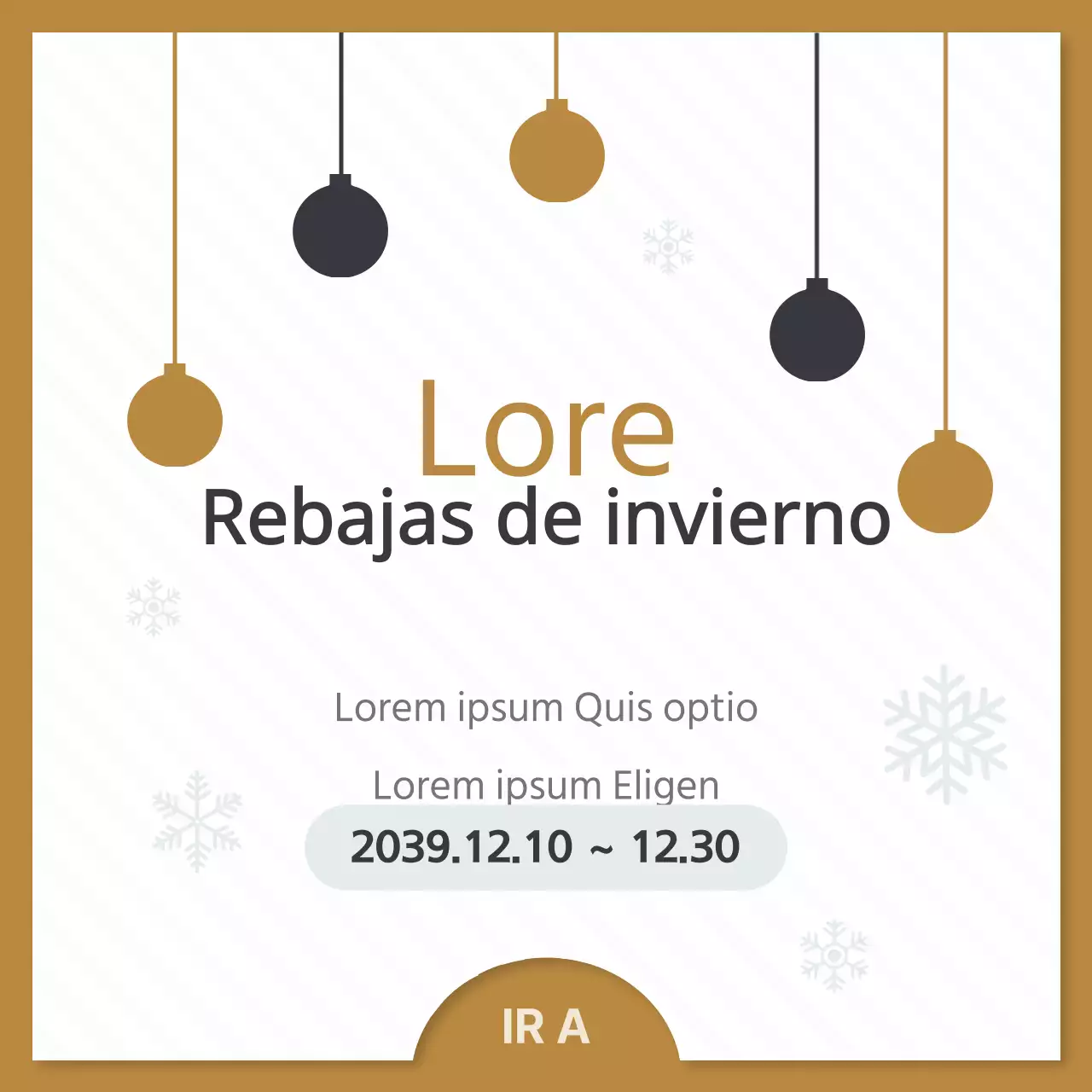 Ofertas de invierno