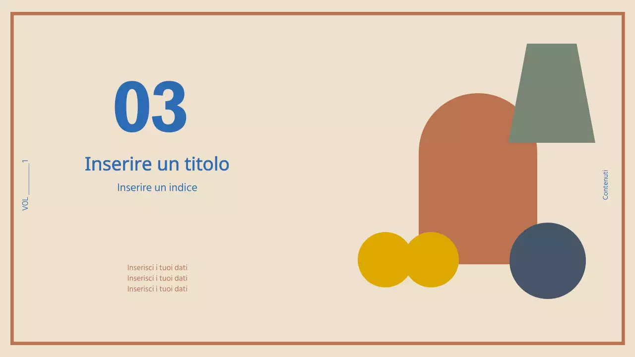 Presentazione delle forme