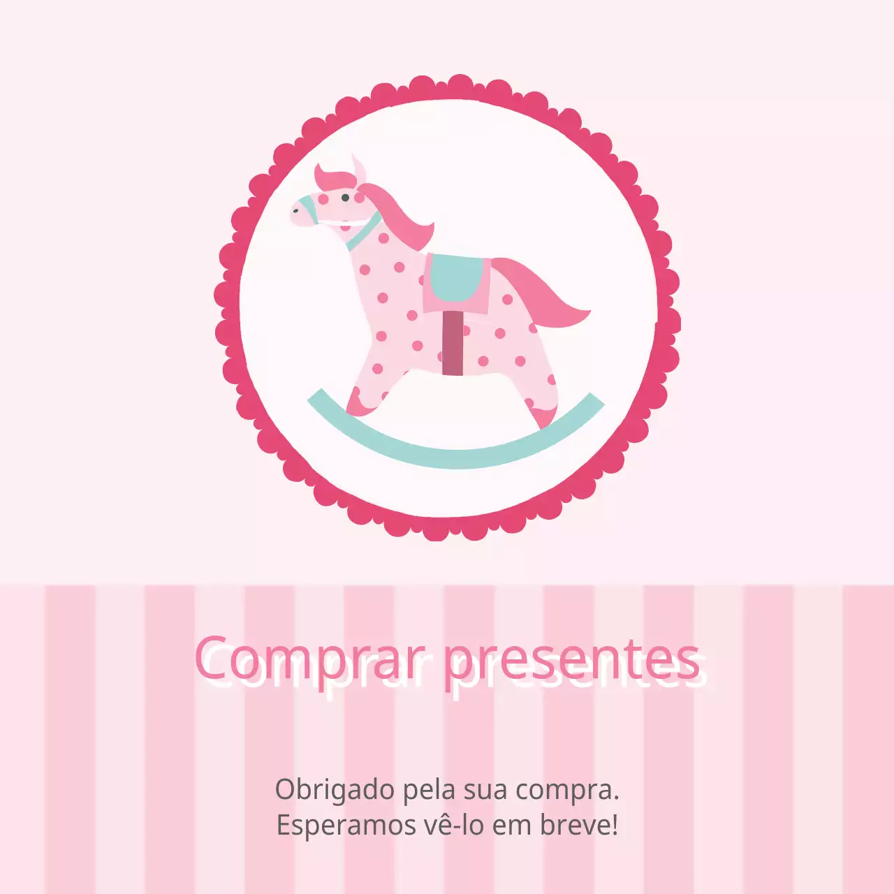 Presentes de compra de zebra