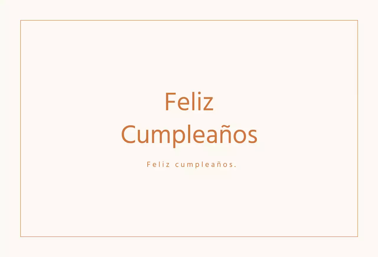 Postal de cumpleaños sencilla