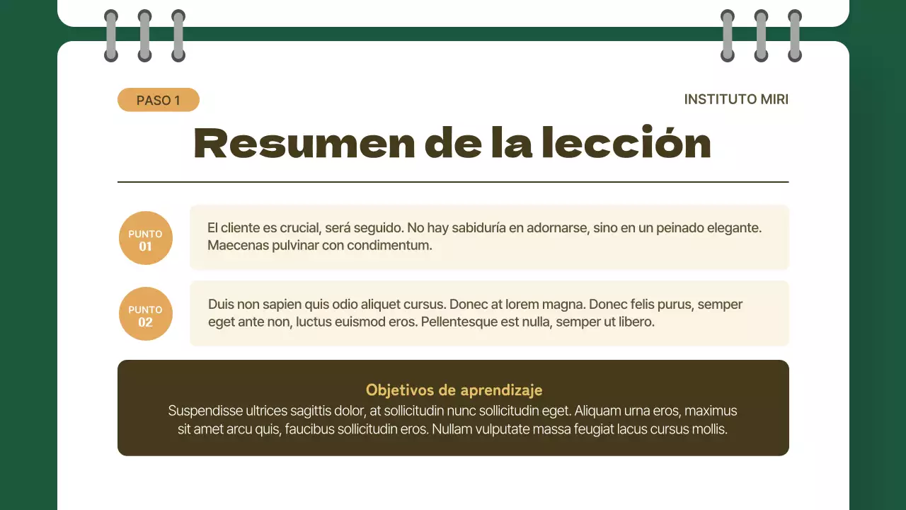 Aula amarilla y verde Concepto Lección de ética