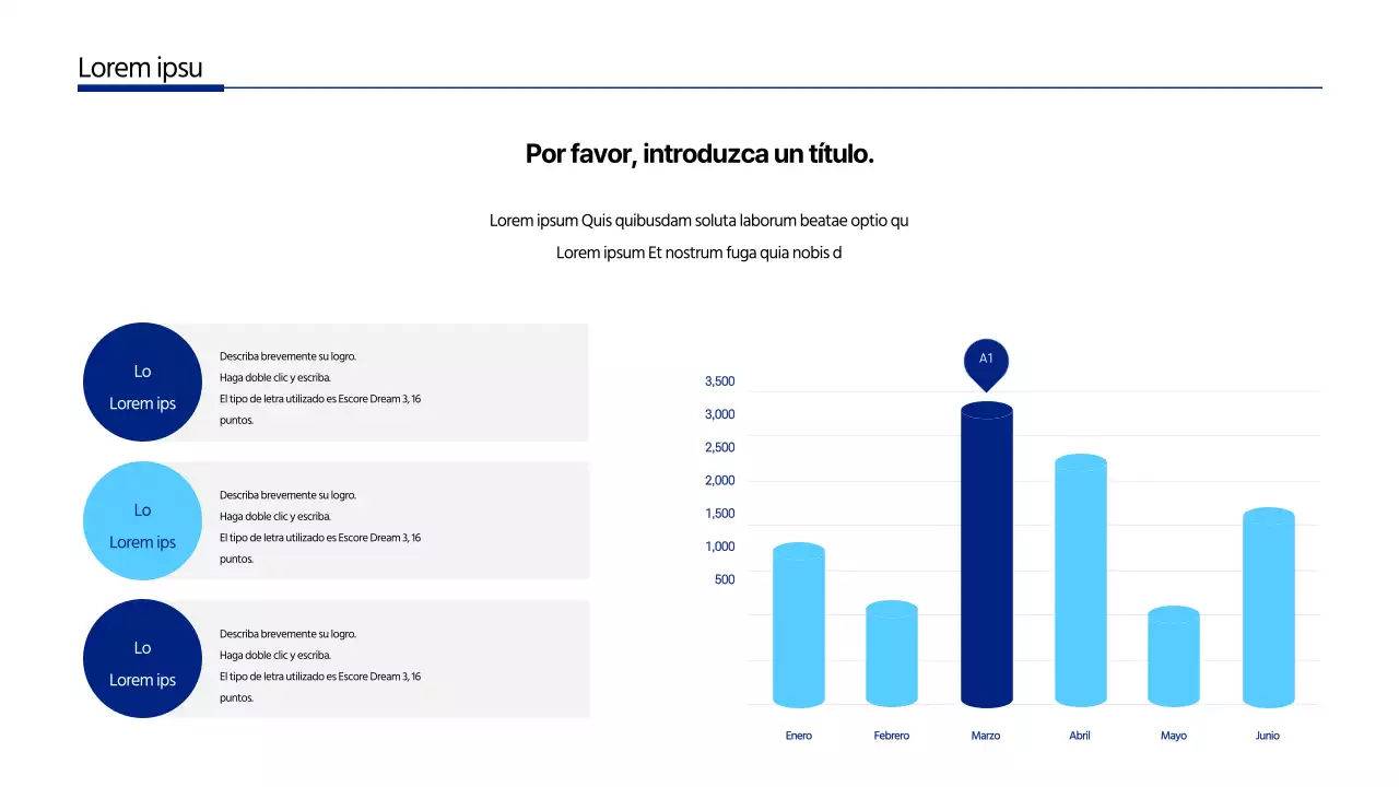 Carta de empresa minimalista