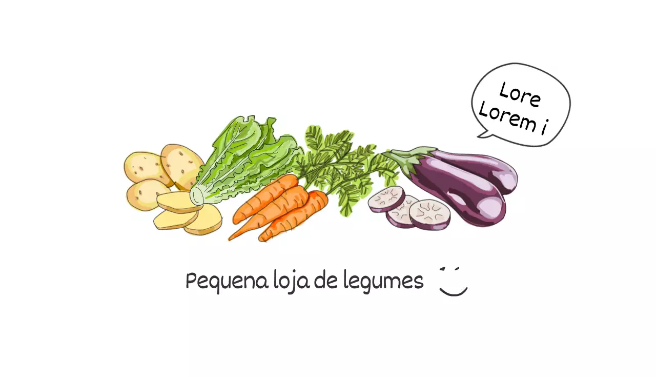 Pequena loja de legumes