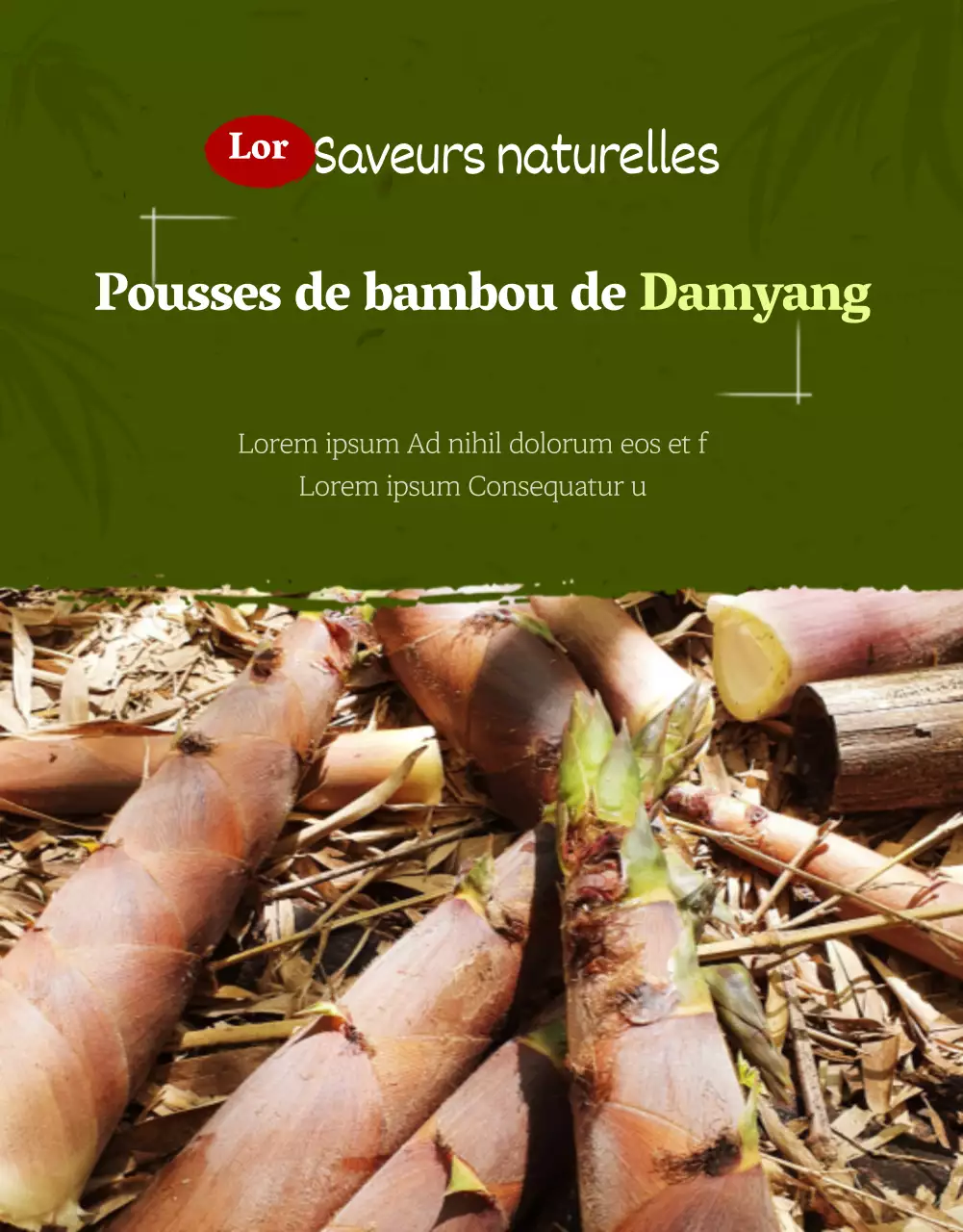 Green, Healthy Foods page détaillée