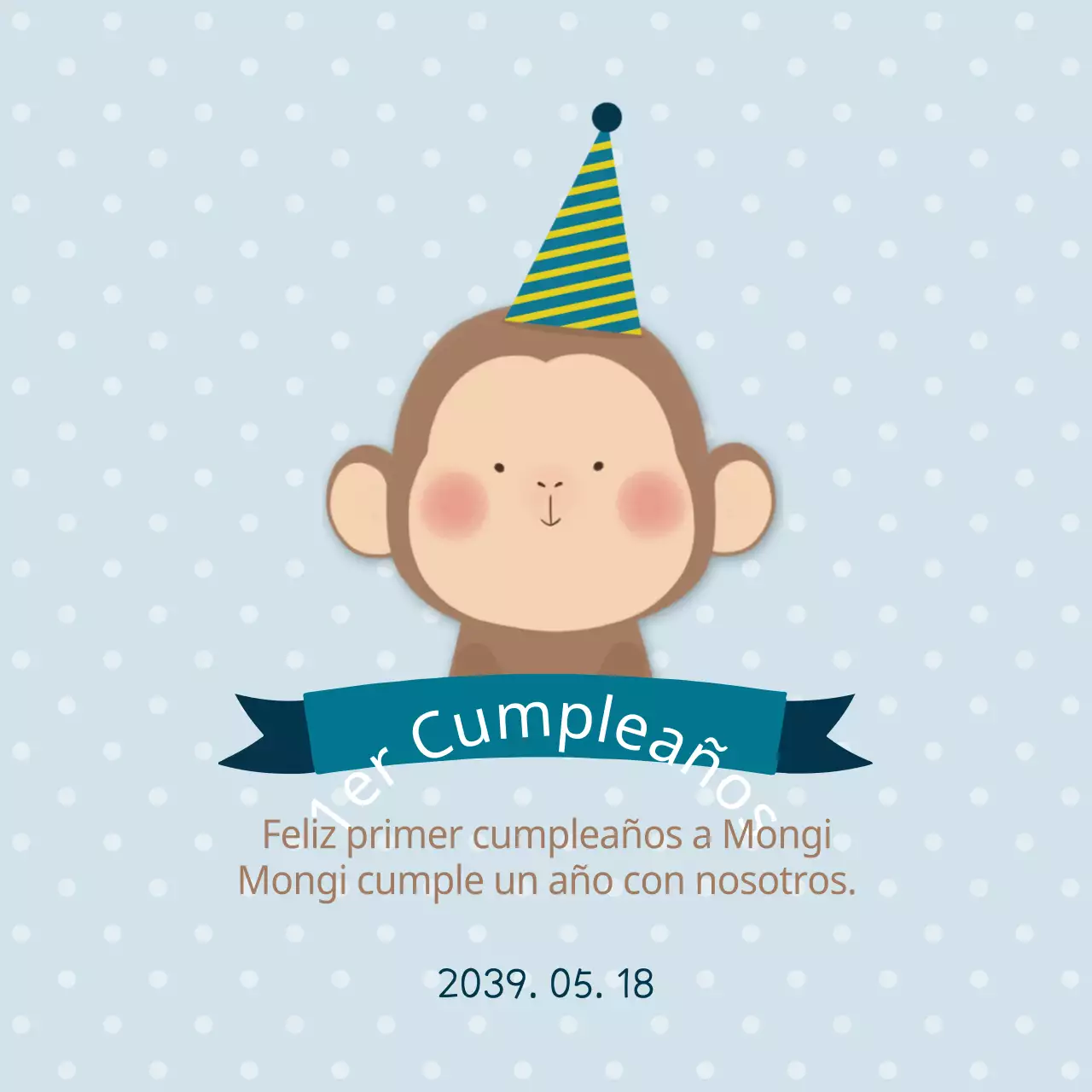 Mong cumple un año