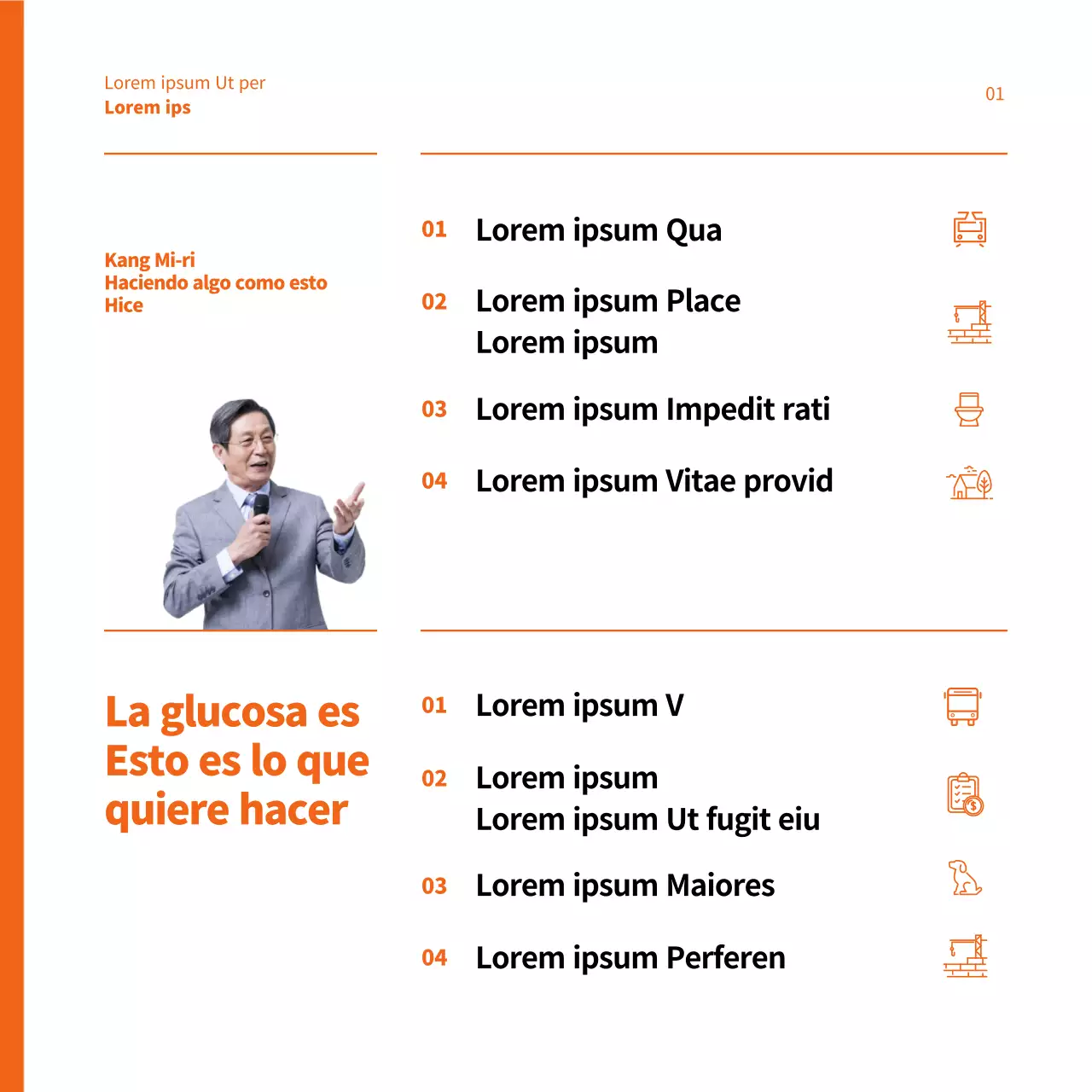 Trabajador de apoyo electoral Puestos resaltados en naranja