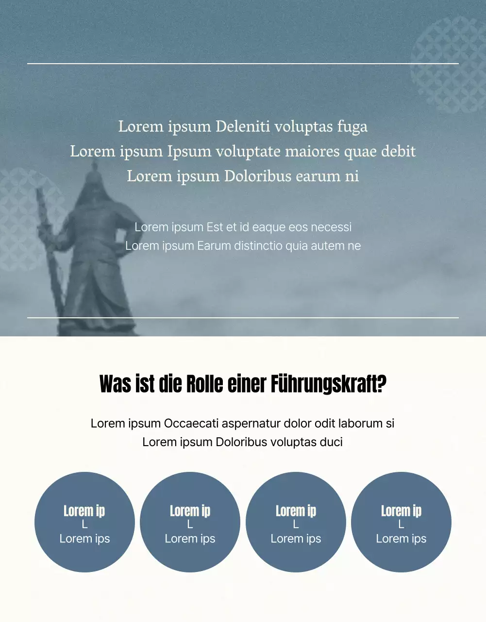 Leitfaden für die Ausbildung von Führungskräften in Blau und Grau