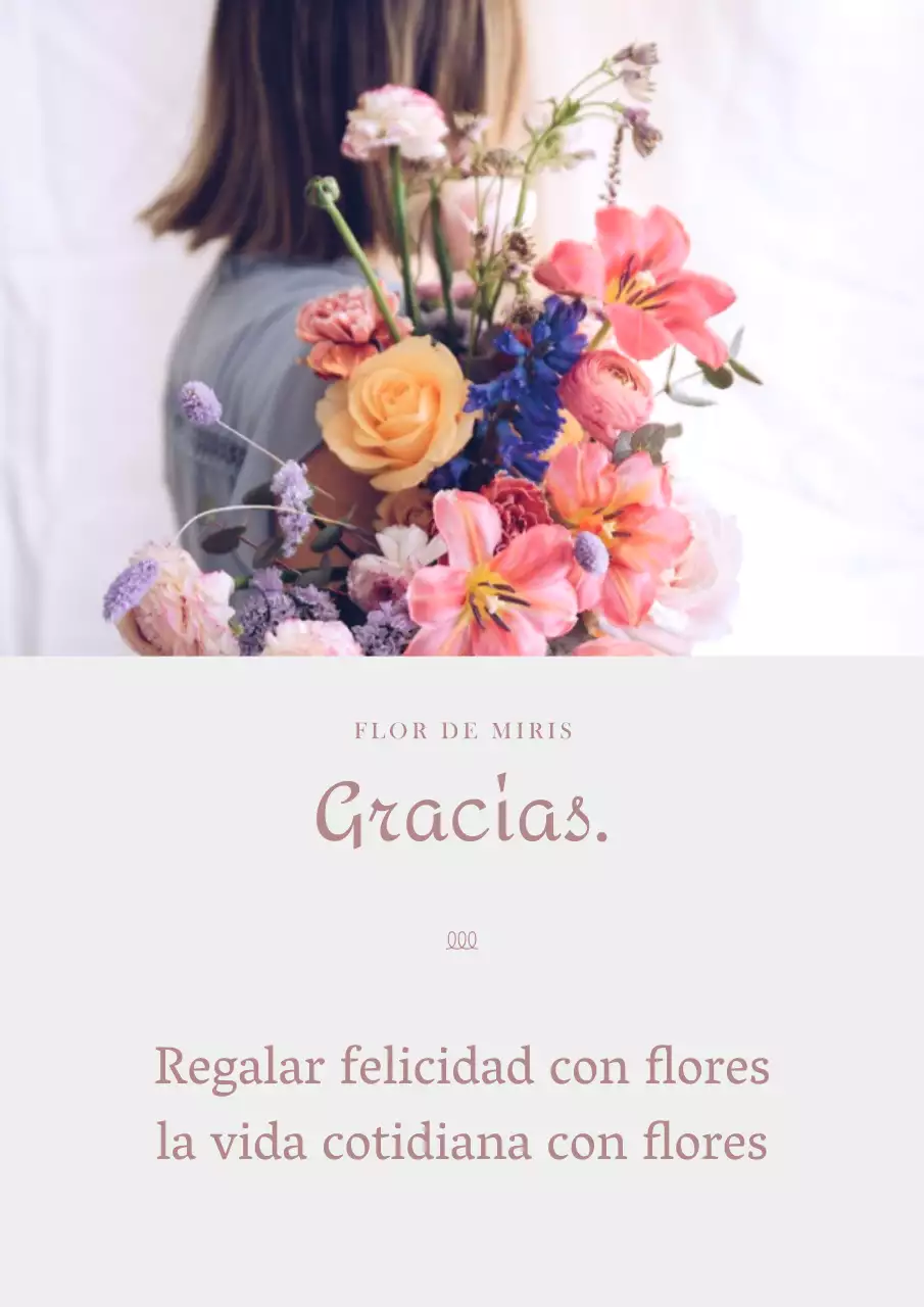 Foto Split Layout Floristería en rosa vintage