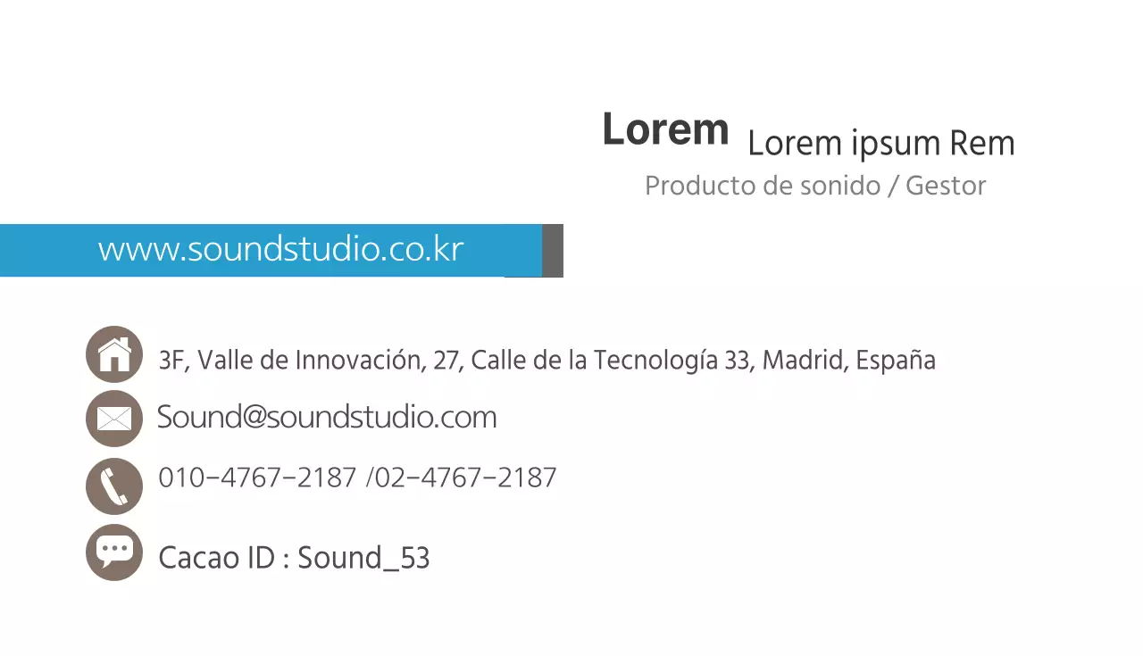 Estudio de sonido