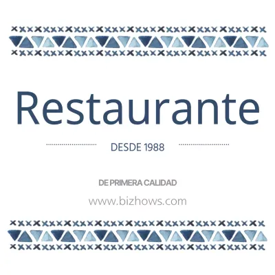 Adhesivos para restaurantes