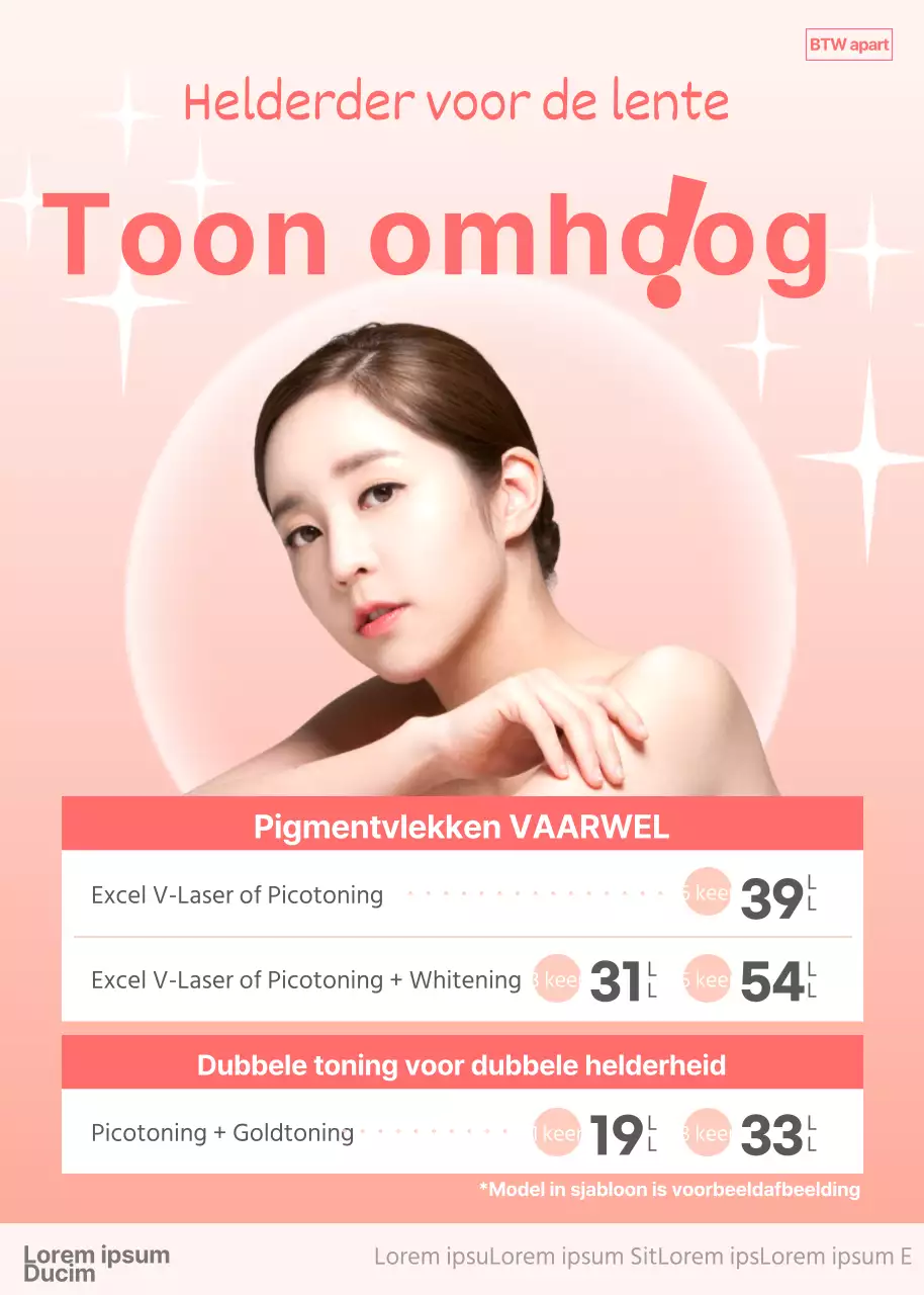 Schoonheidssalevenement met roze blinged-out modellen