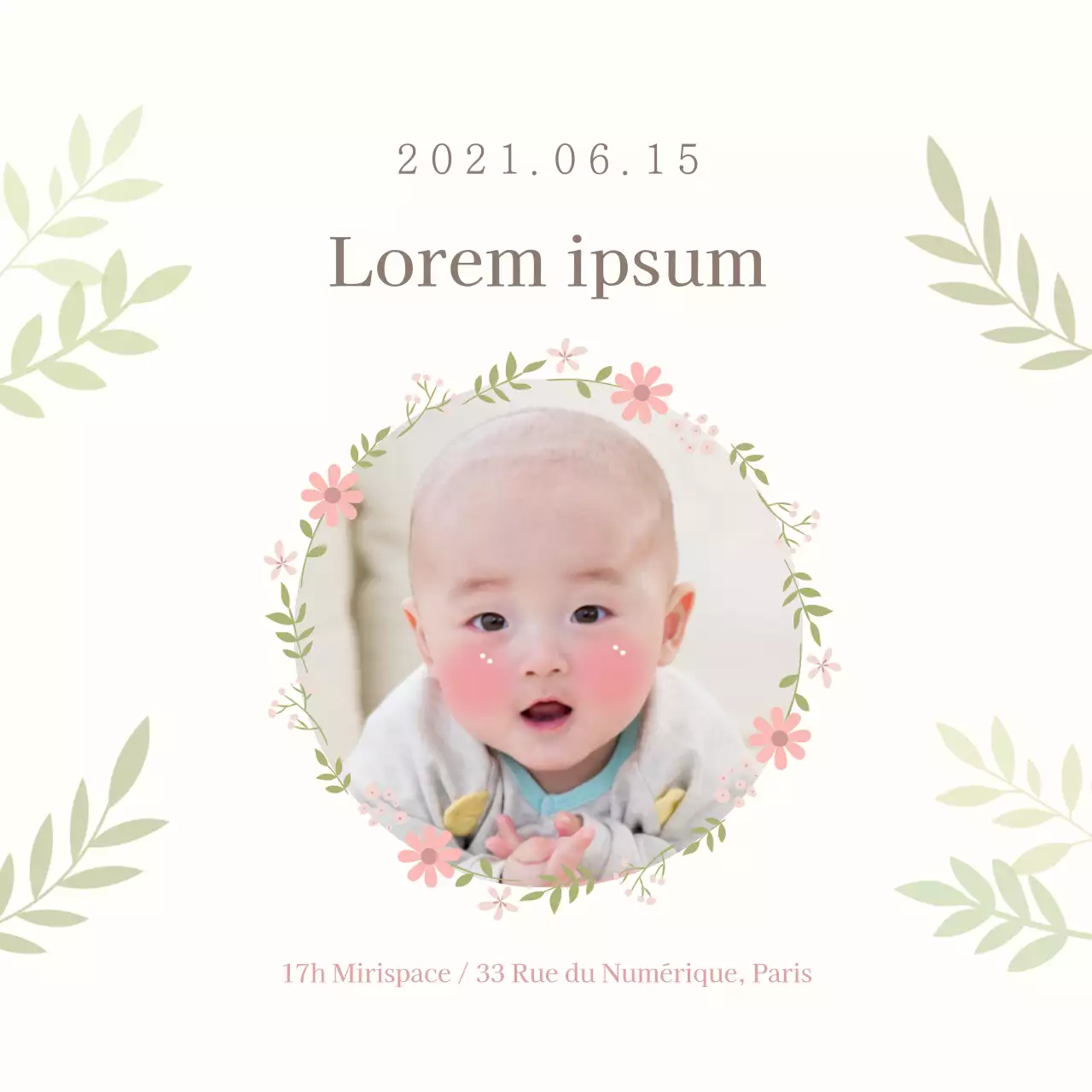 Invitation à un festin de pierres simple