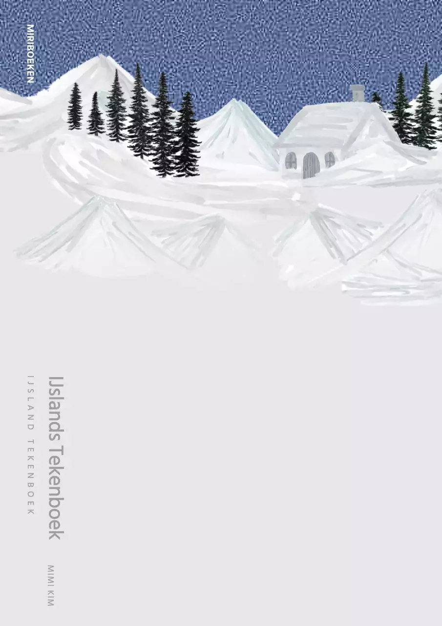 wit eenvoudig landschapillustratie tekening boekonafhankelijk uitgeven boekomslag ontwerp