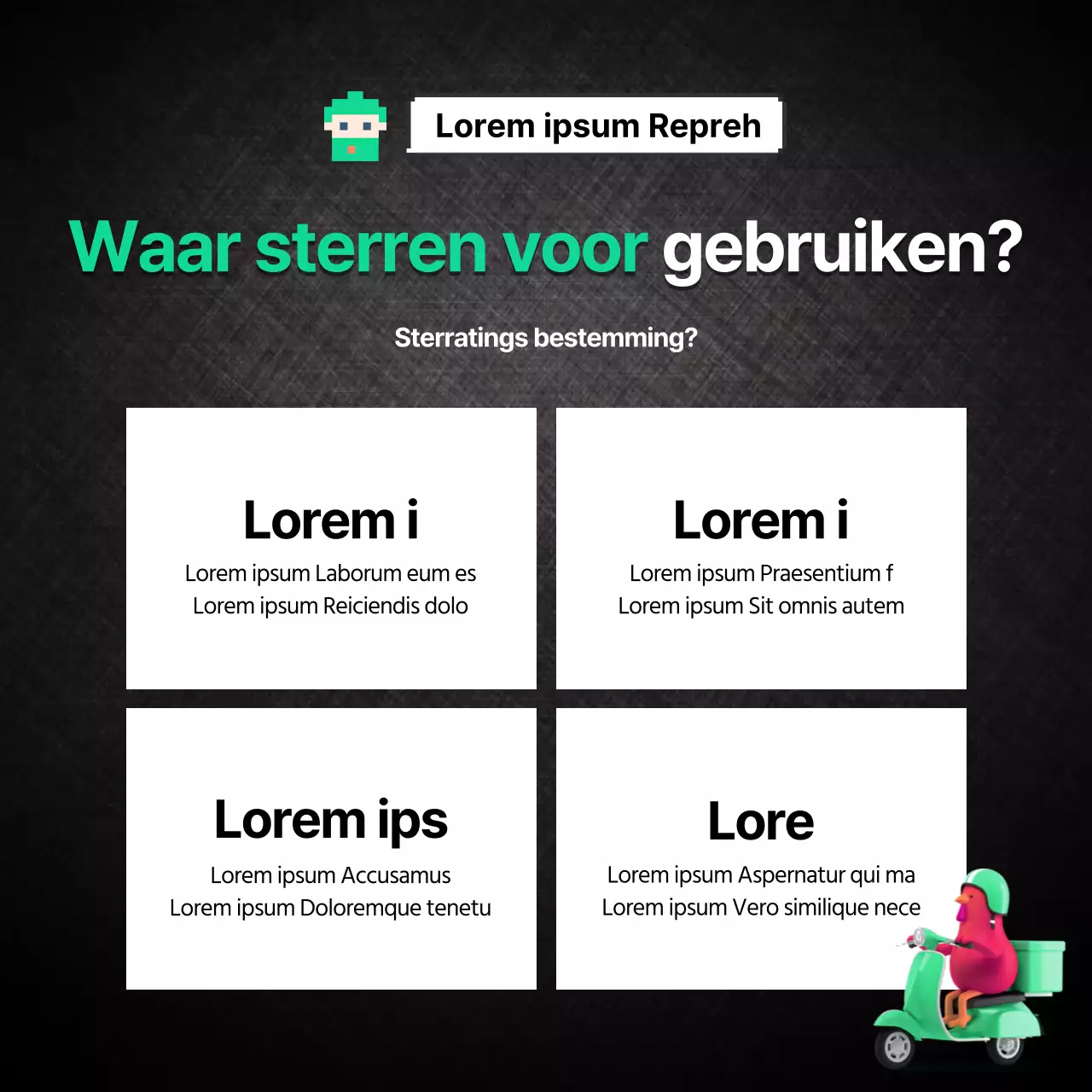 Turquoise en zwart sterrenkaartnieuws