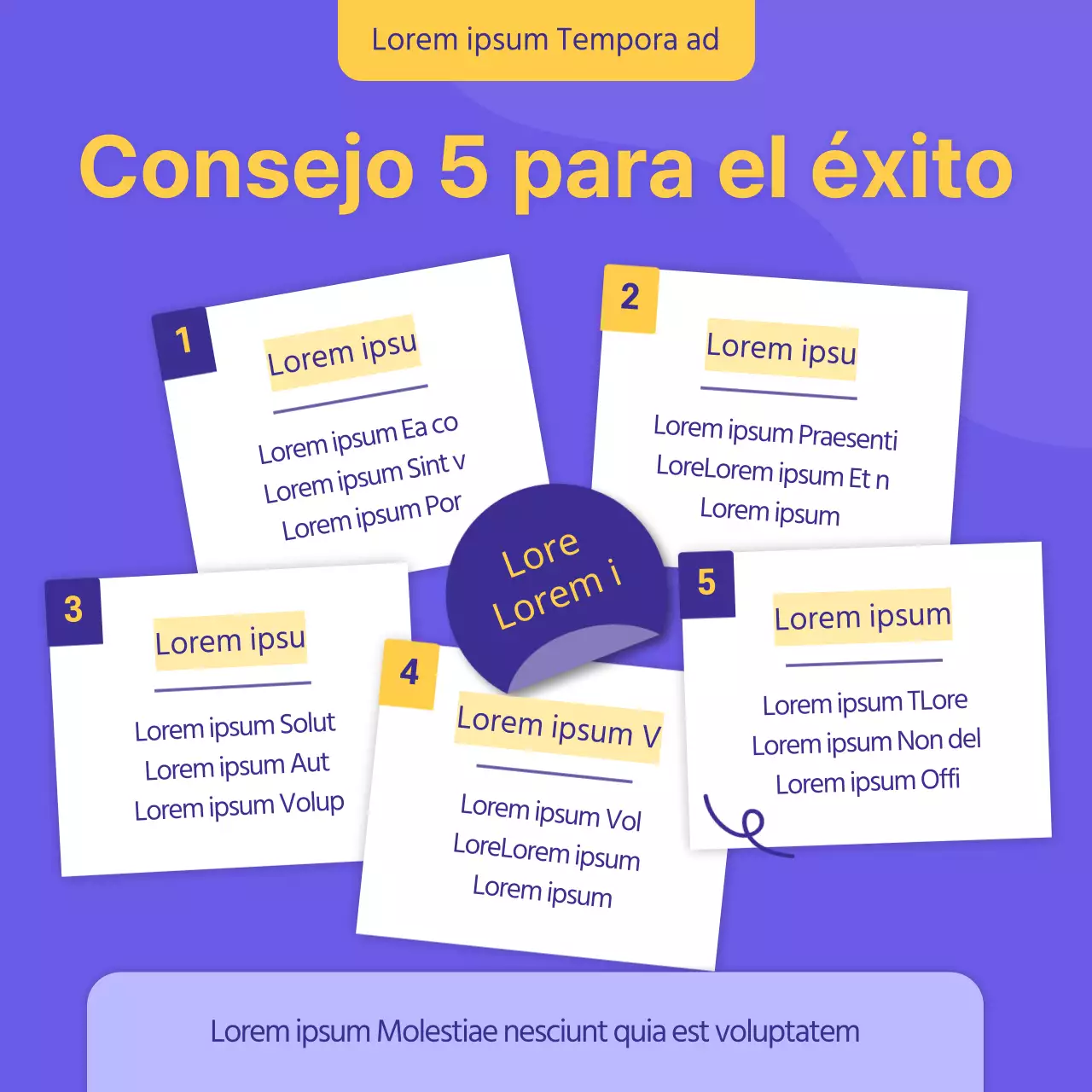 morado amarillo ilustración desarrollo personal proyecto paralelo cardnews