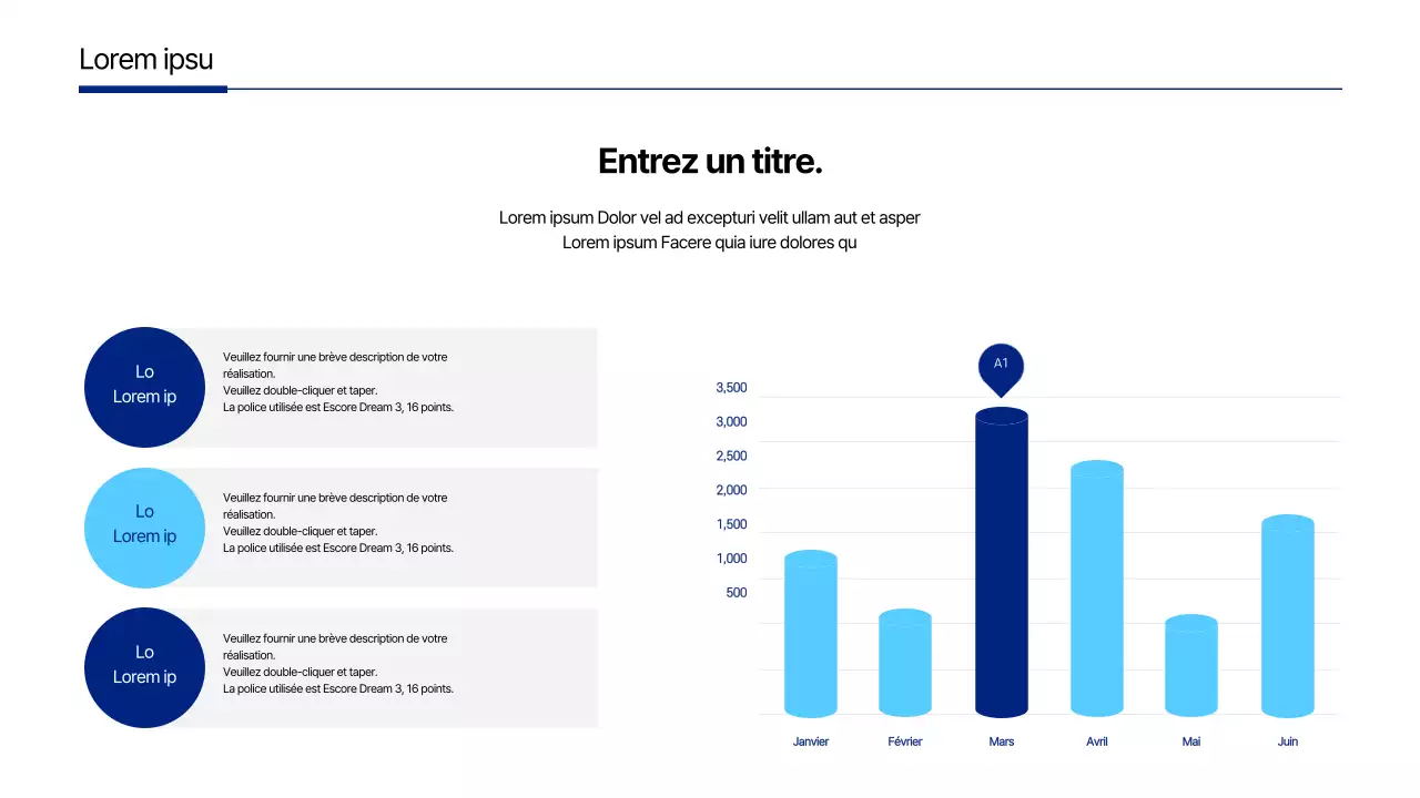 Lettre d'entreprise minimaliste