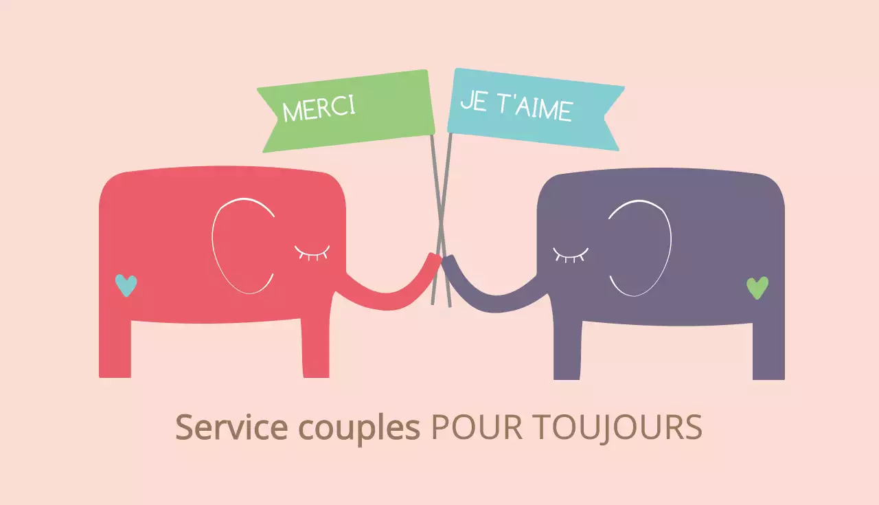 La création d'un couple pour toujours