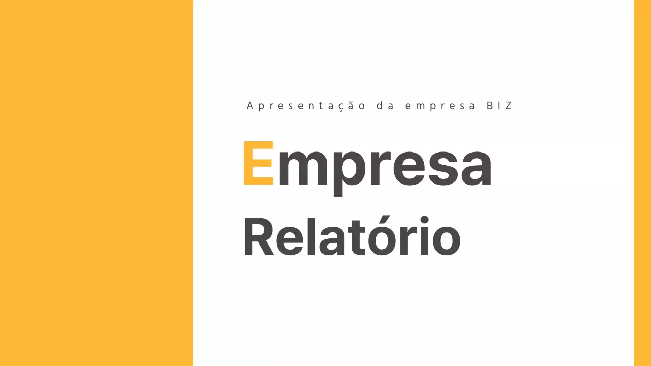 Relatório sobre o estado do negócio