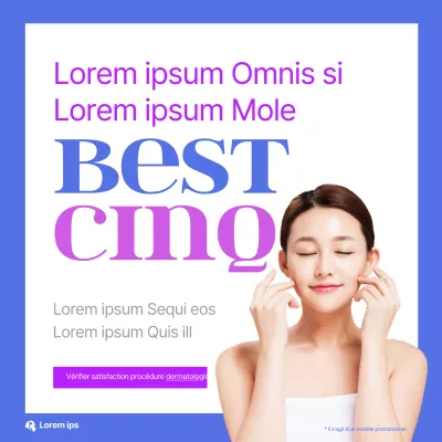 Traitements esthétiques dans les tons primaires bleu-violet Le personnel dermatologique partage ses 5 meilleurs traitements dermatologiques