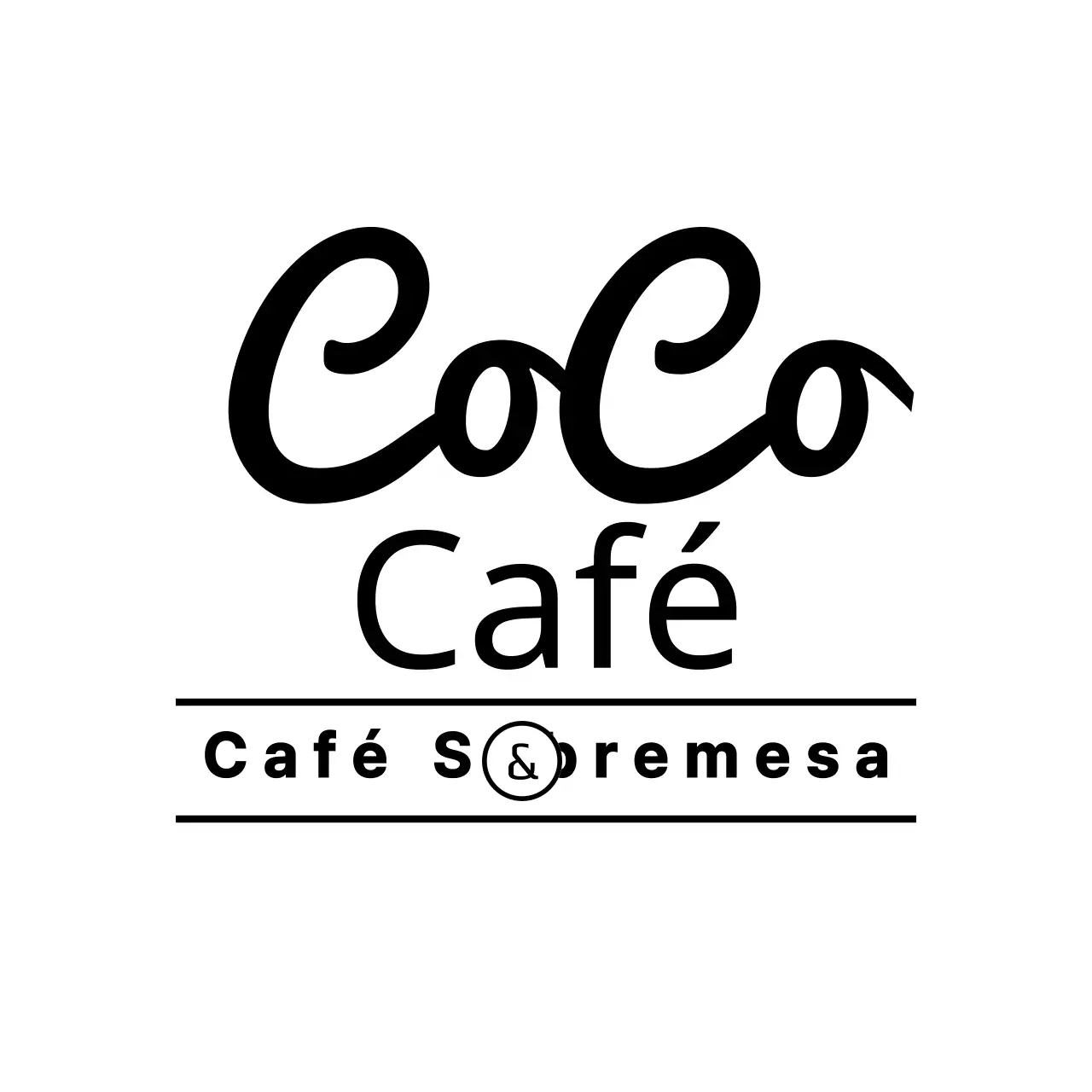 Para um café simples a preto e branco